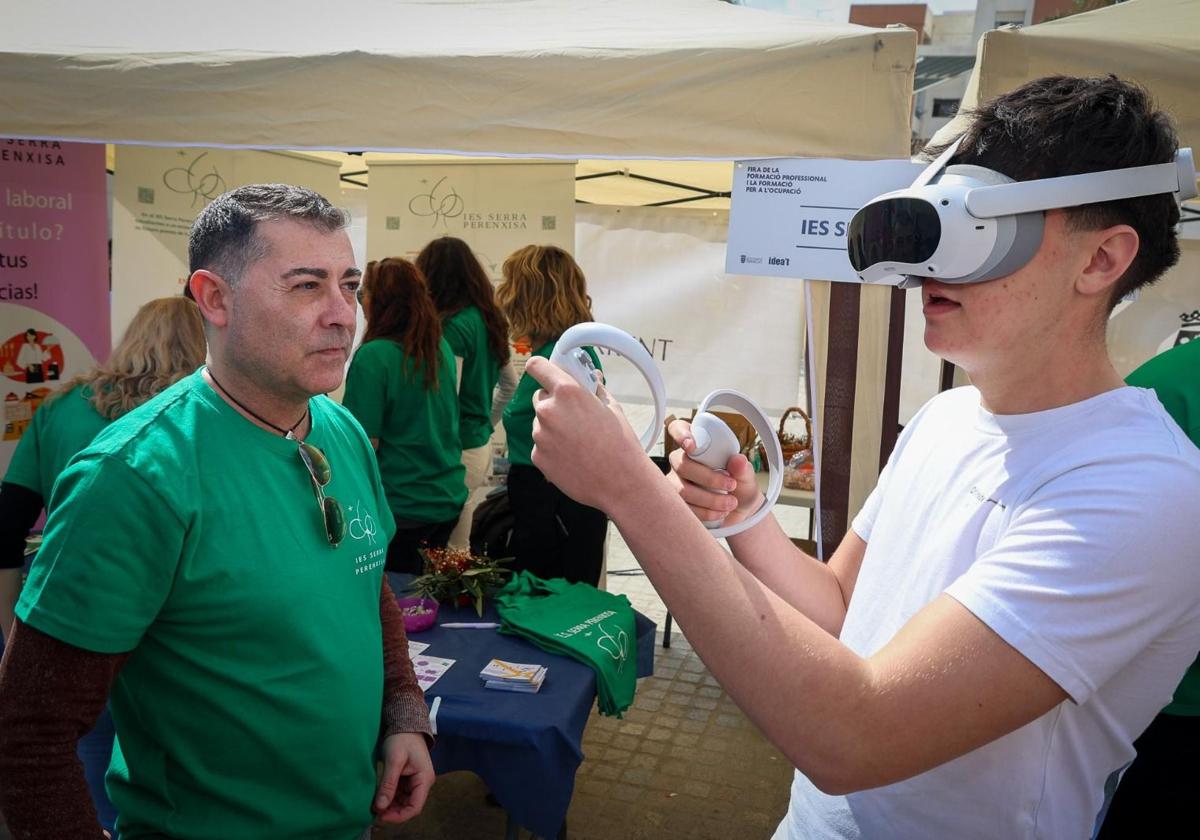 Una de las actividades de la feria.