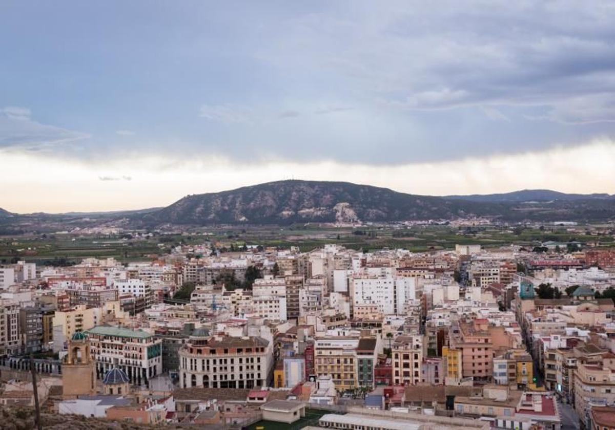 Vista panorámica de Orihuela.