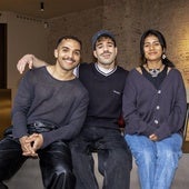 Housni Arjoune, Guillermo Aliaga y Daniela Quispe.