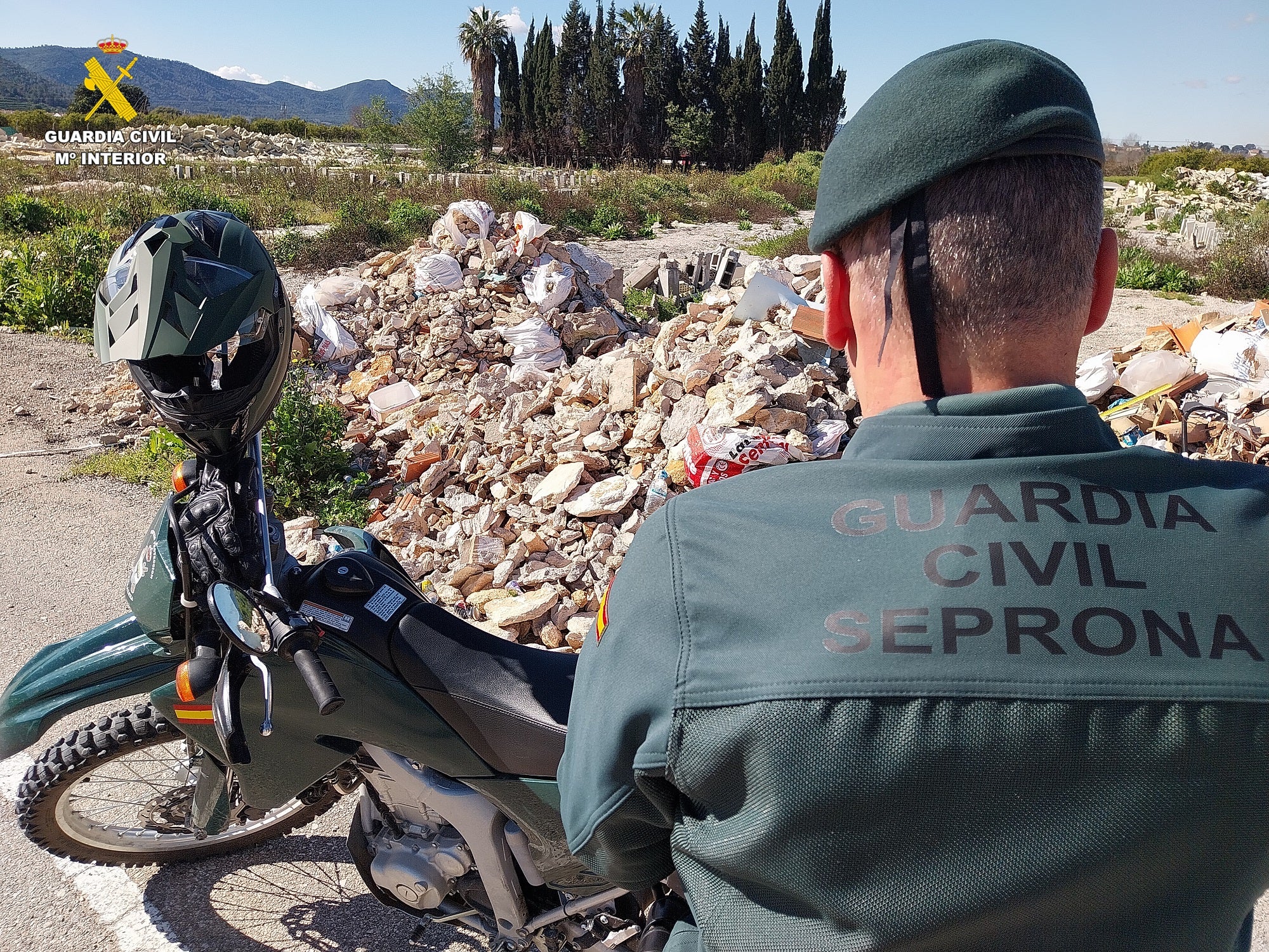 Cinco investigados por emplear residuos sin tratar en una obra civil en Xàtiva