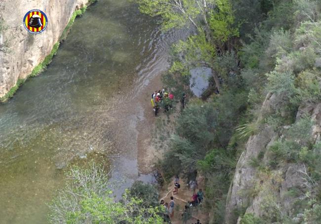 Rescate en Chulilla.