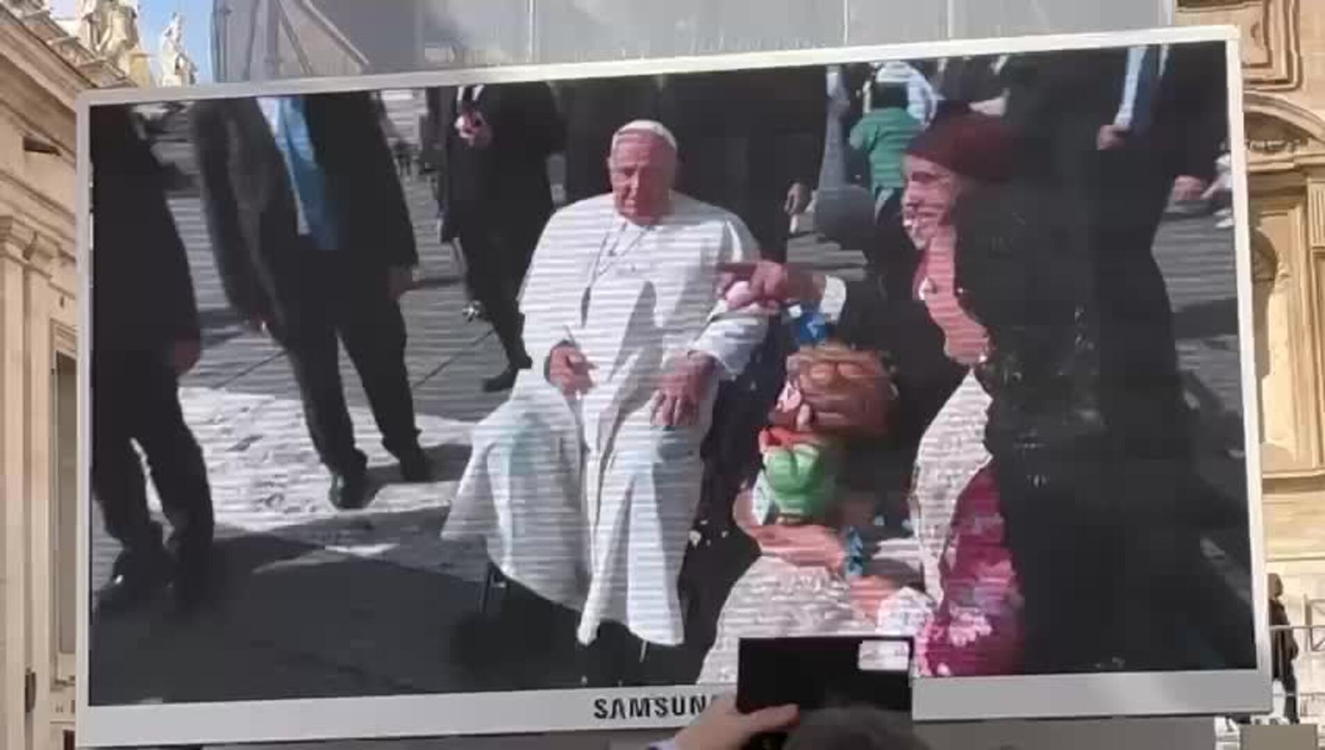 Un regalo fallero para el Papa Francisco