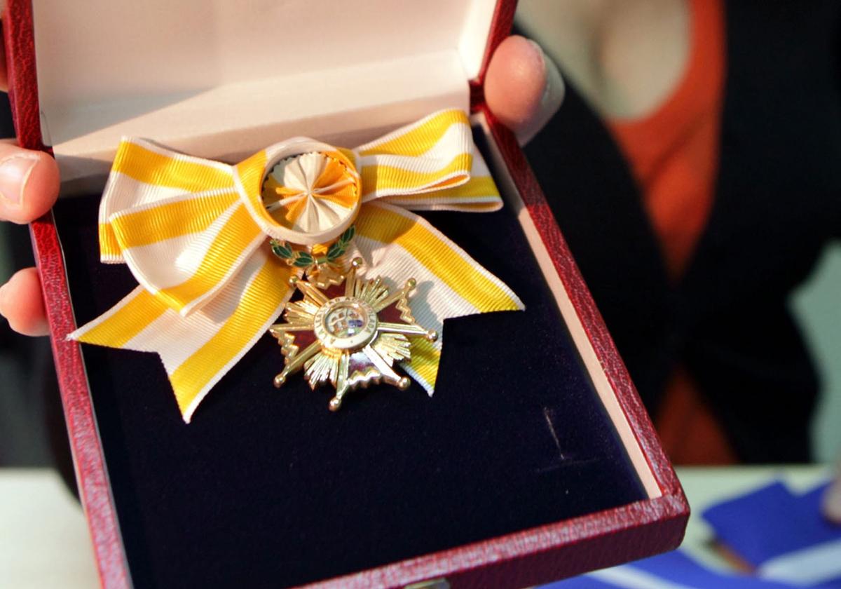 Medallas de la nobleza, en una imagen de archivo.