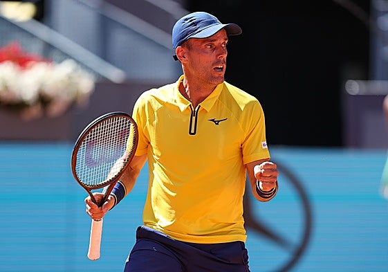 Roberto Bautista Agut durante el partido contra Munar en la edición 2025.