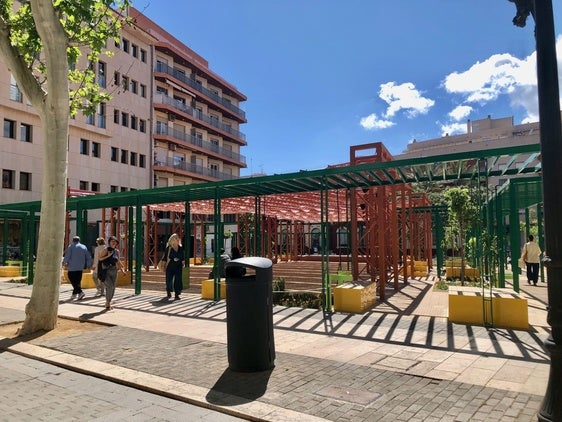 La plaza María Hervás, una de los proyectos ejecutados dentro de las inversiones.
