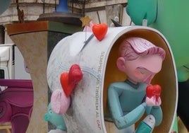 Ninot de José Gallego, de la falla municipal infantil de 2025.