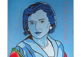 Cuadro en homenaje a la protagonista del pasodoble.