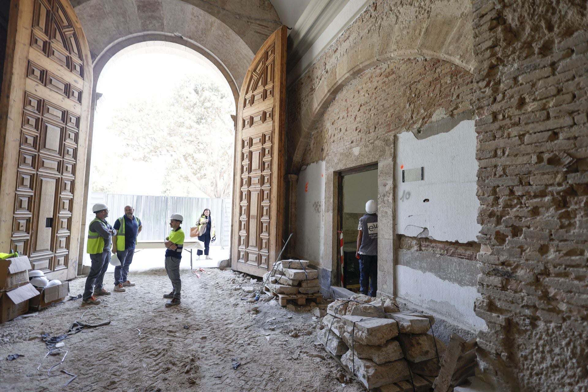 Así avanza la restauración del Palacio de Justicia