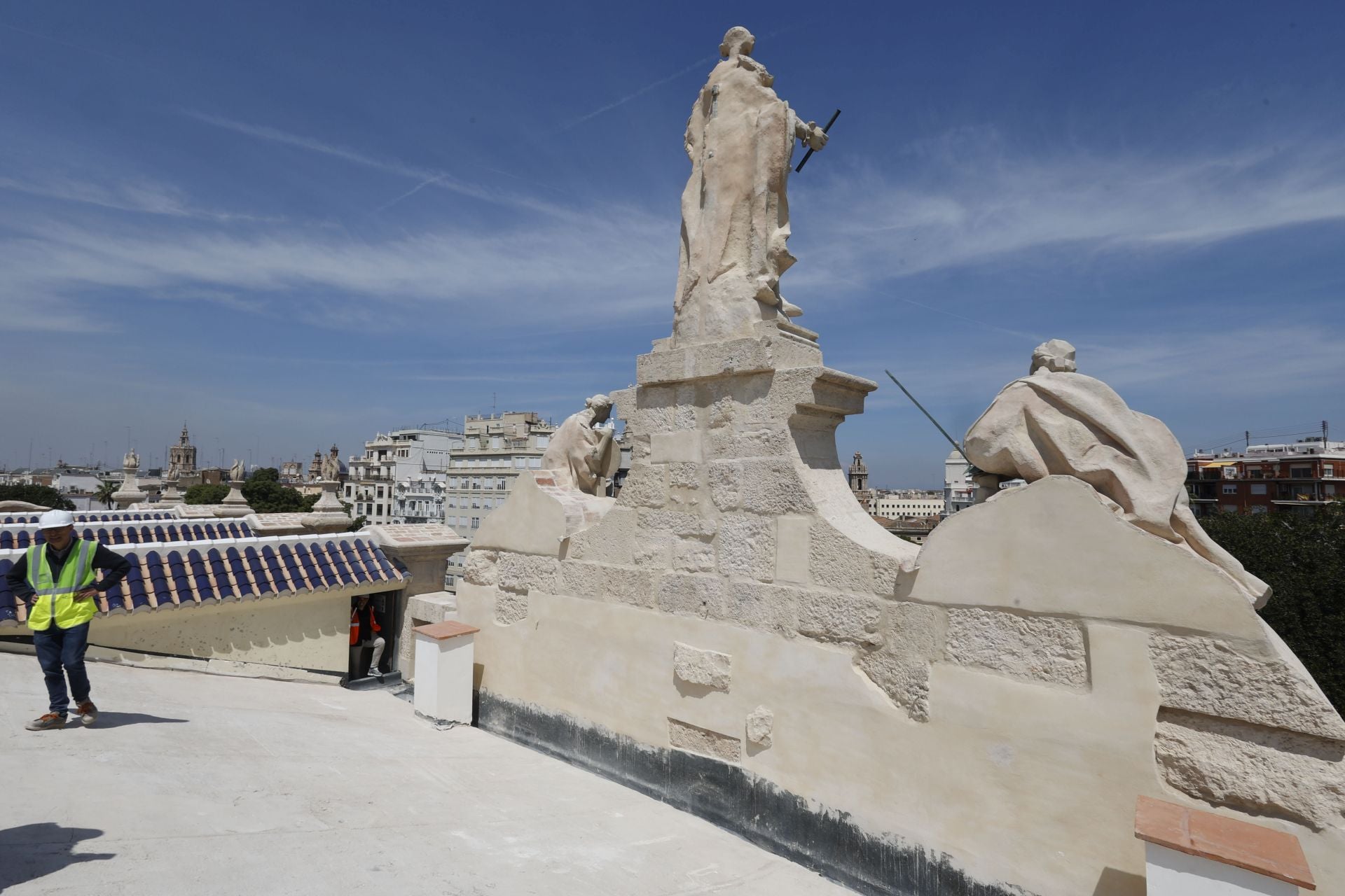 Así avanza la restauración del Palacio de Justicia