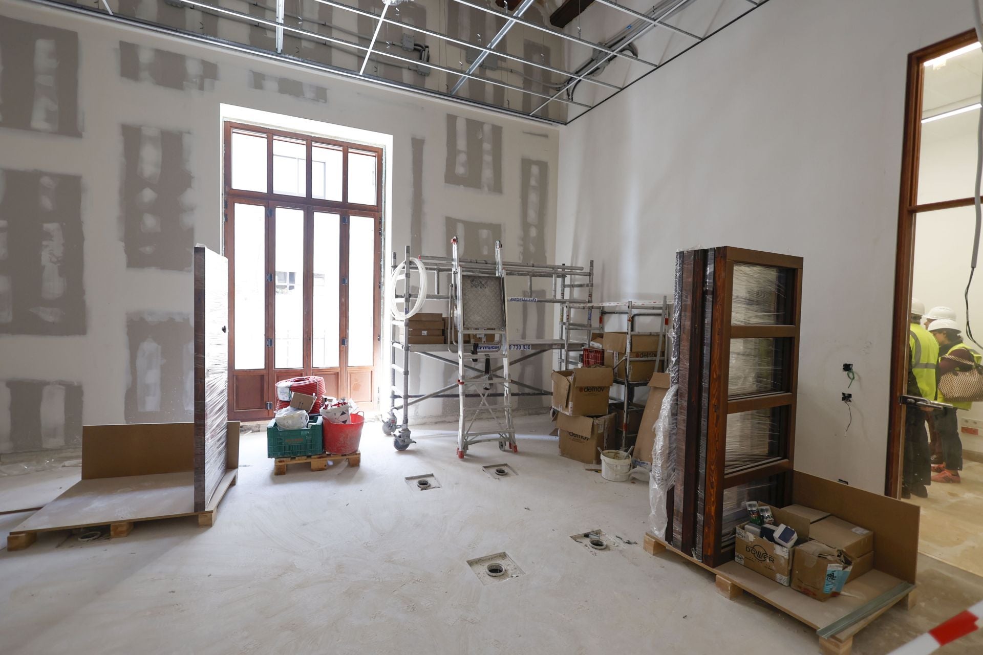 Así avanza la restauración del Palacio de Justicia