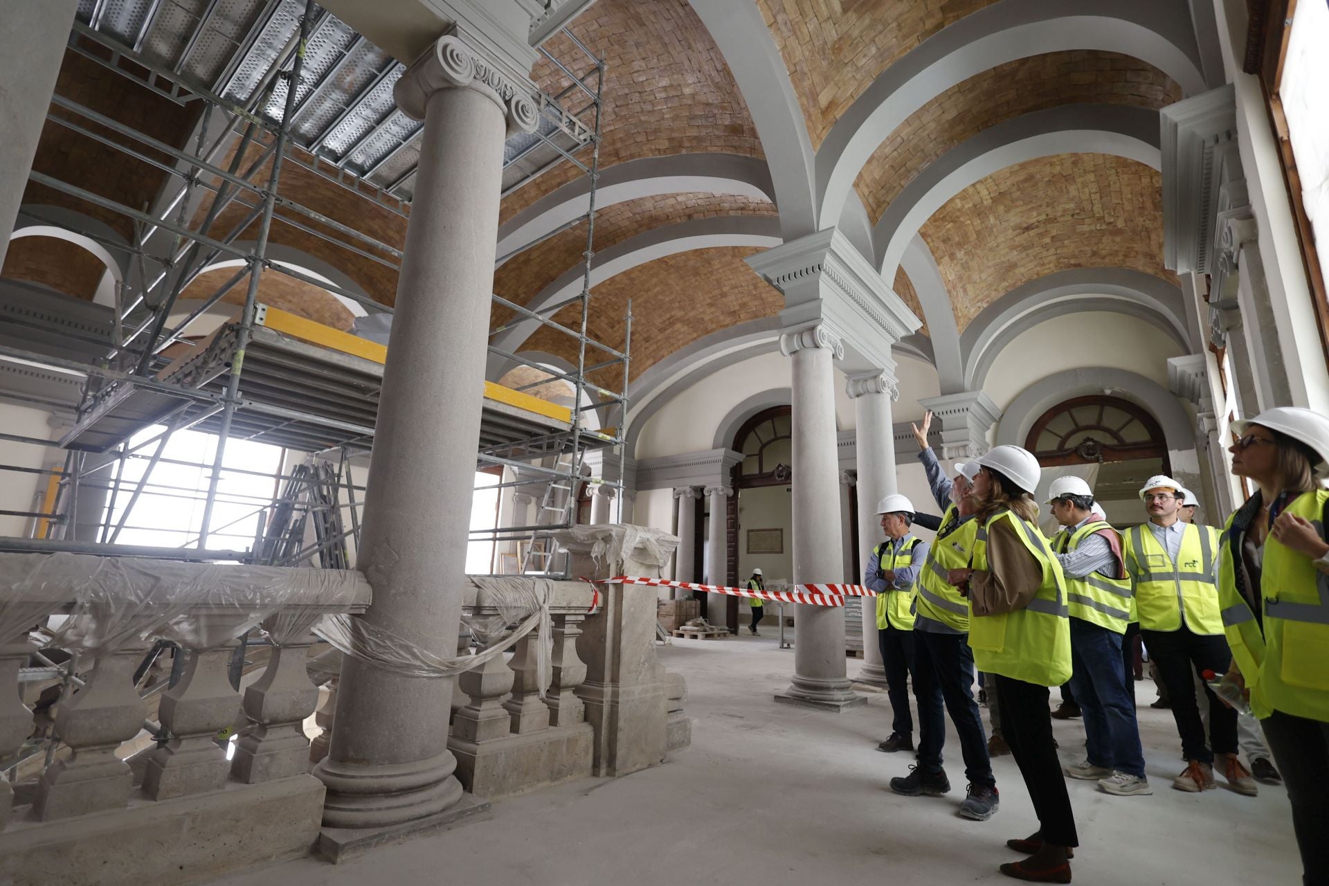 Así avanza la restauración del Palacio de Justicia