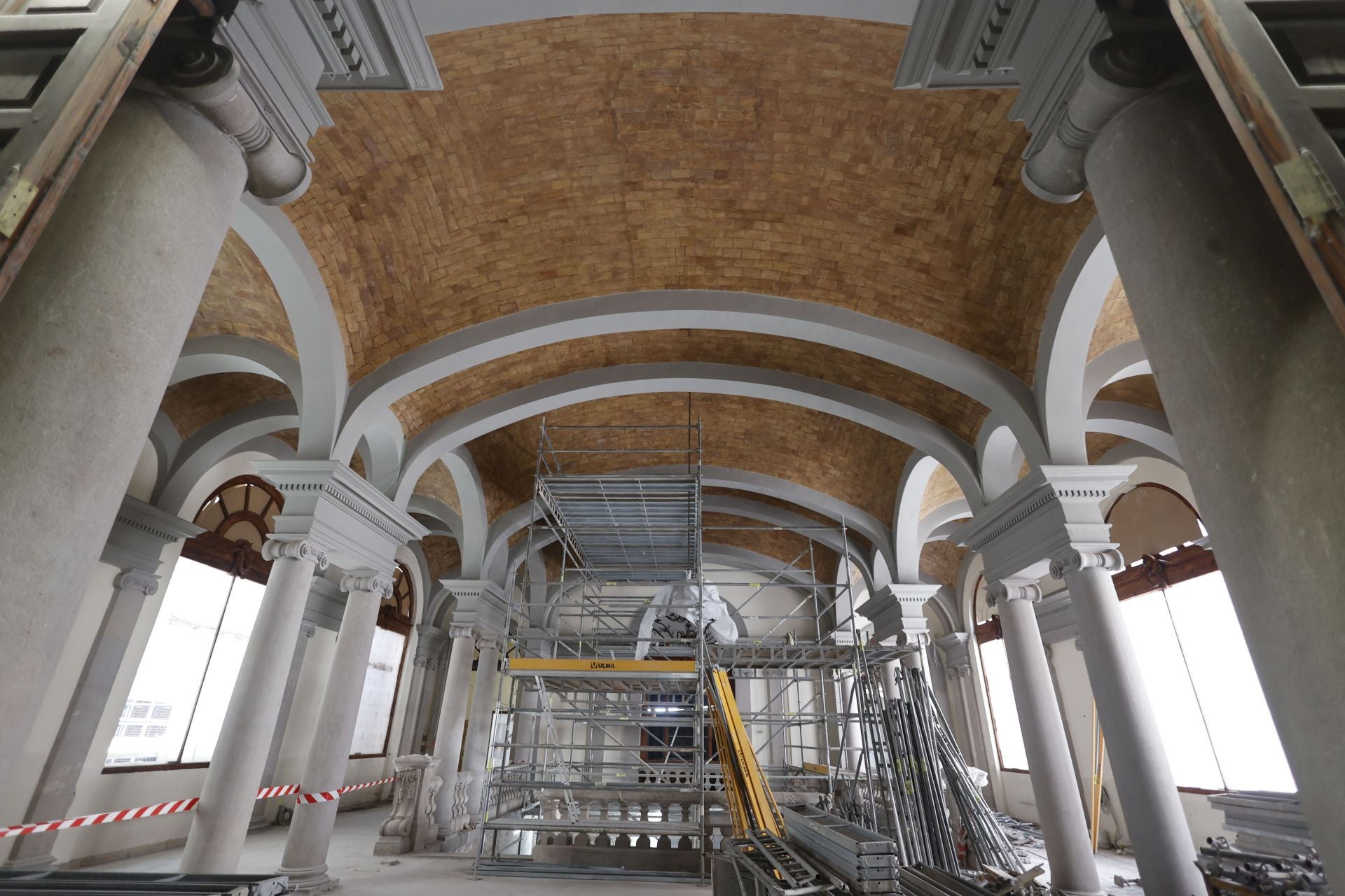 Así avanza la restauración del Palacio de Justicia