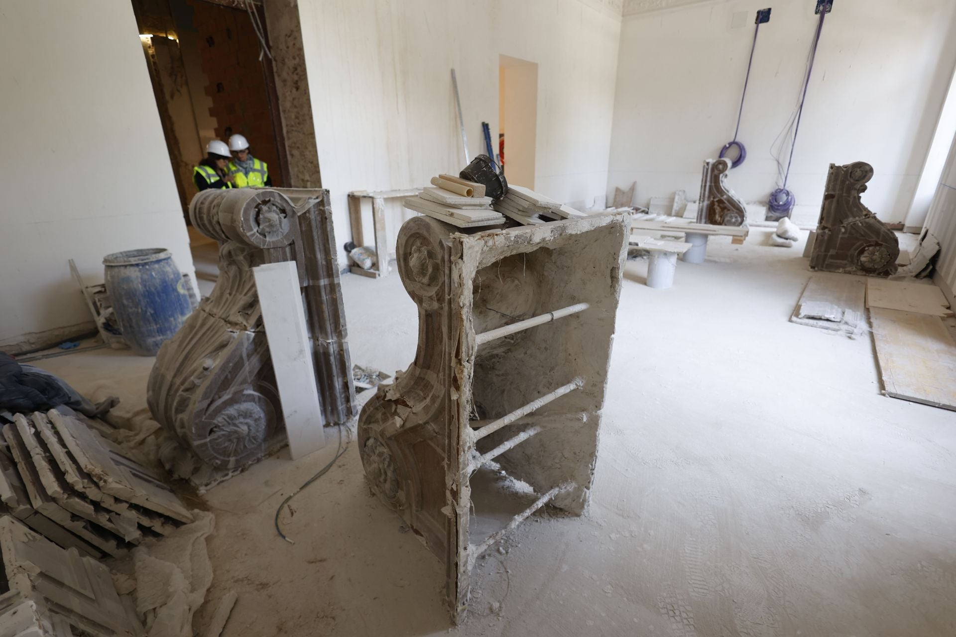 Así avanza la restauración del Palacio de Justicia