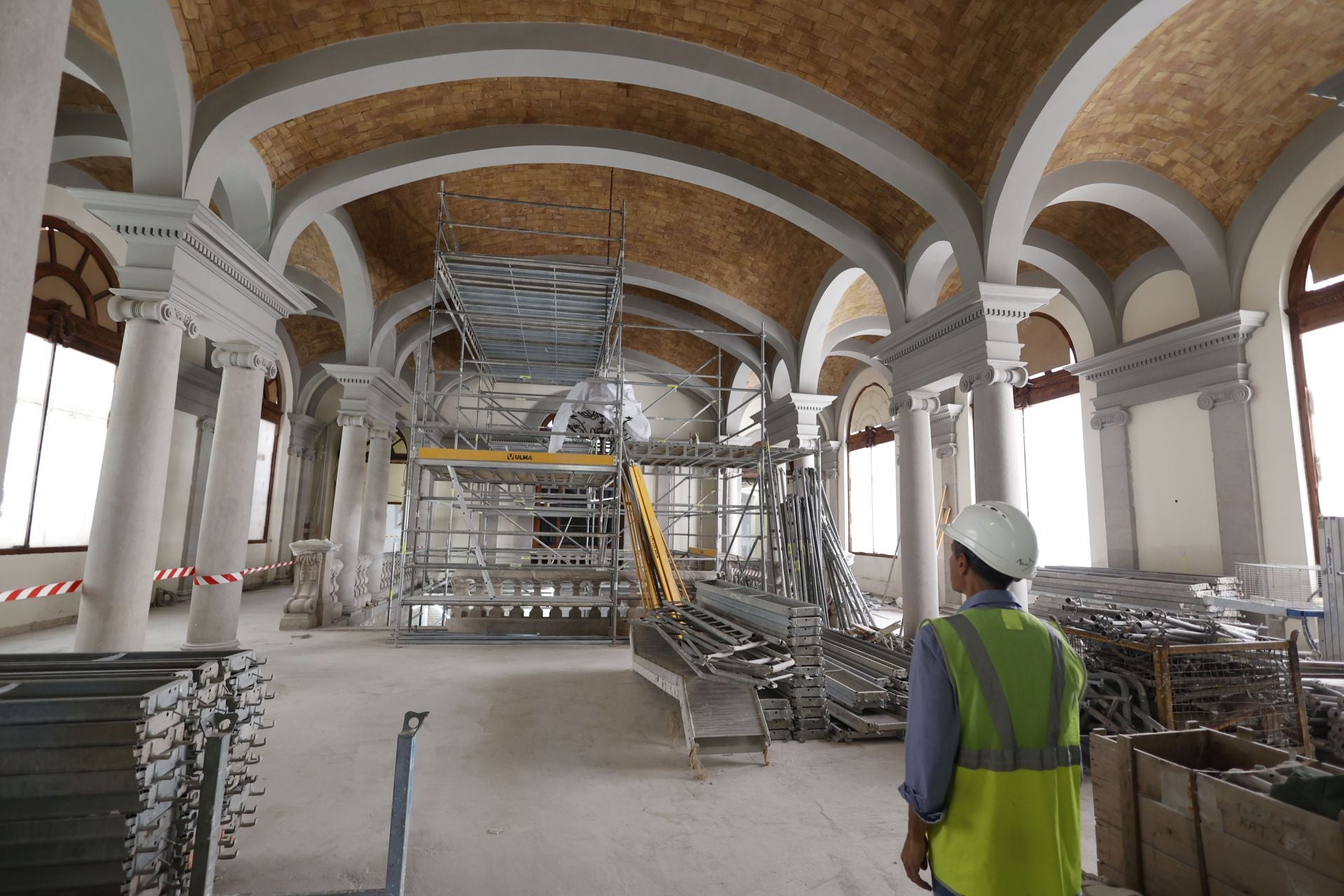 Así avanza la restauración del Palacio de Justicia
