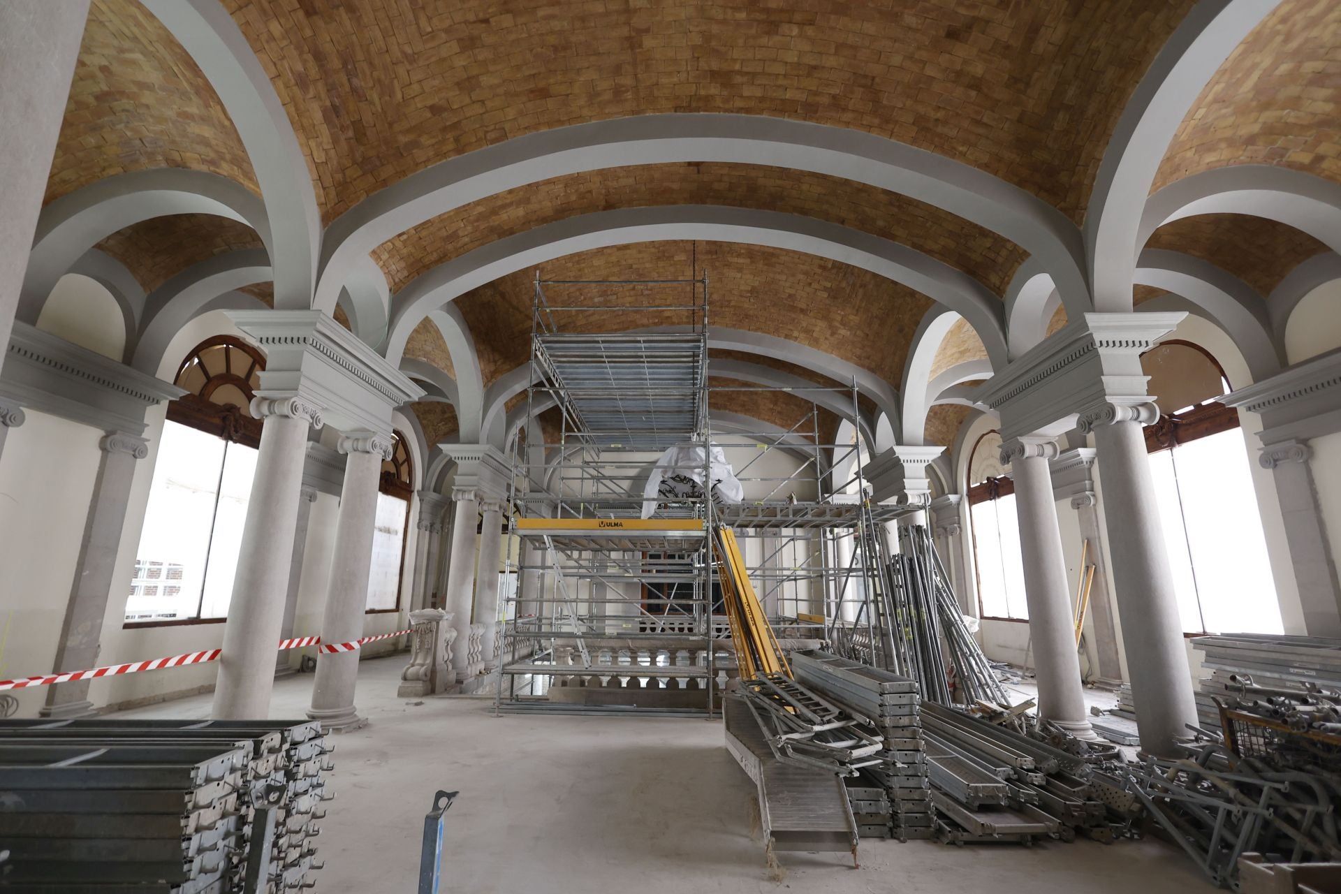 Así avanza la restauración del Palacio de Justicia