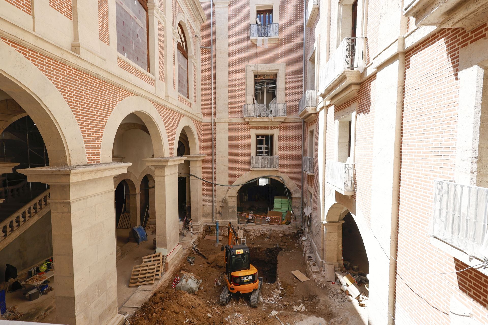 Así avanza la restauración del Palacio de Justicia