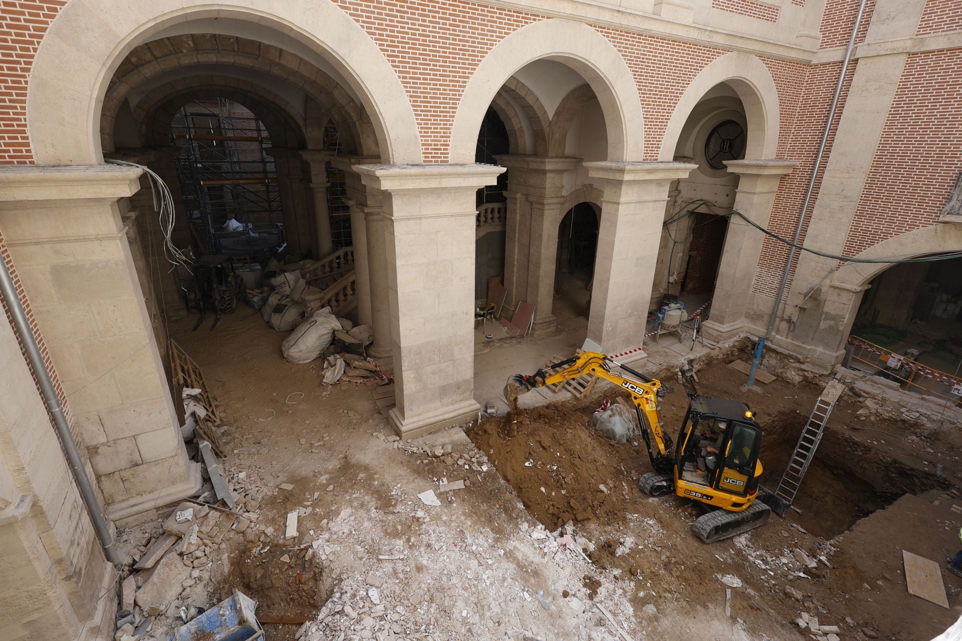 Así avanza la restauración del Palacio de Justicia