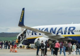 Avión de Ryanair.