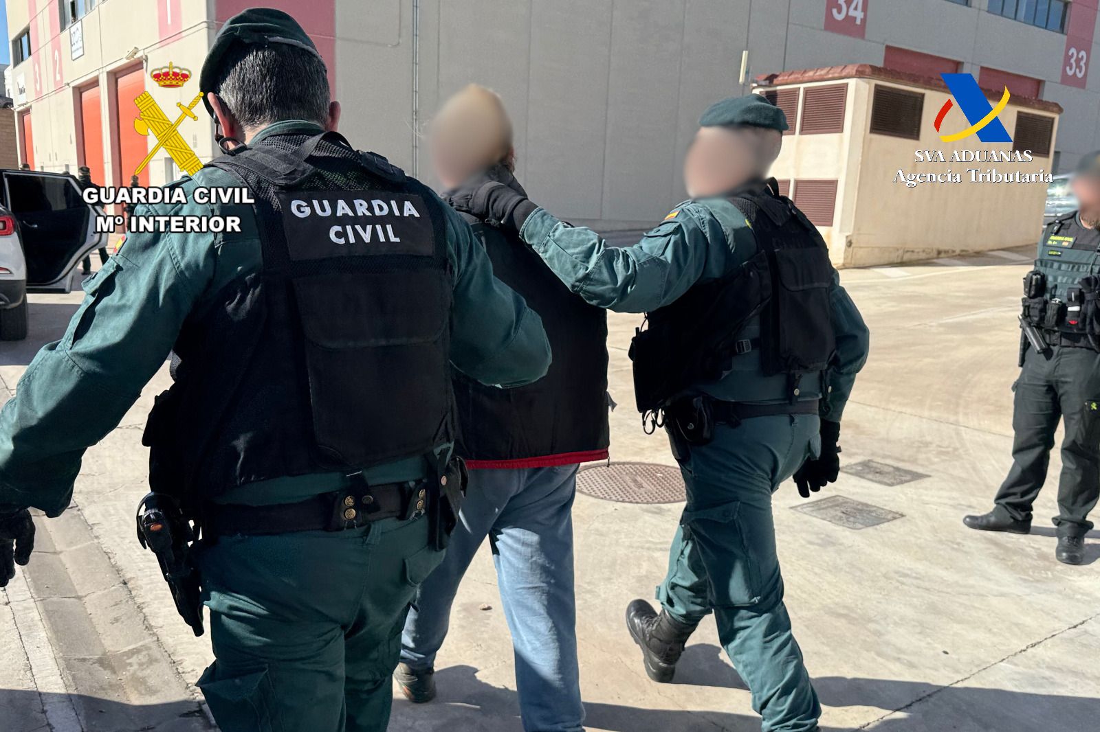 Intervienen 30 kilos de cocaína mezclada con polvo de zurita en el puerto de Valencia