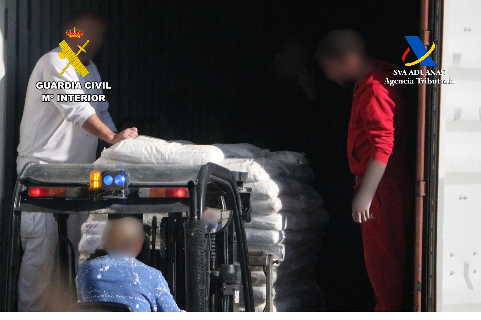 Intervienen 30 kilos de cocaína mezclada con polvo de zurita en el puerto de Valencia