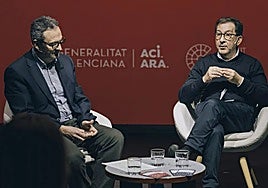 Álvaro López-Jamar, director del IVC, y Miquel Nadal, director general de Cultura.