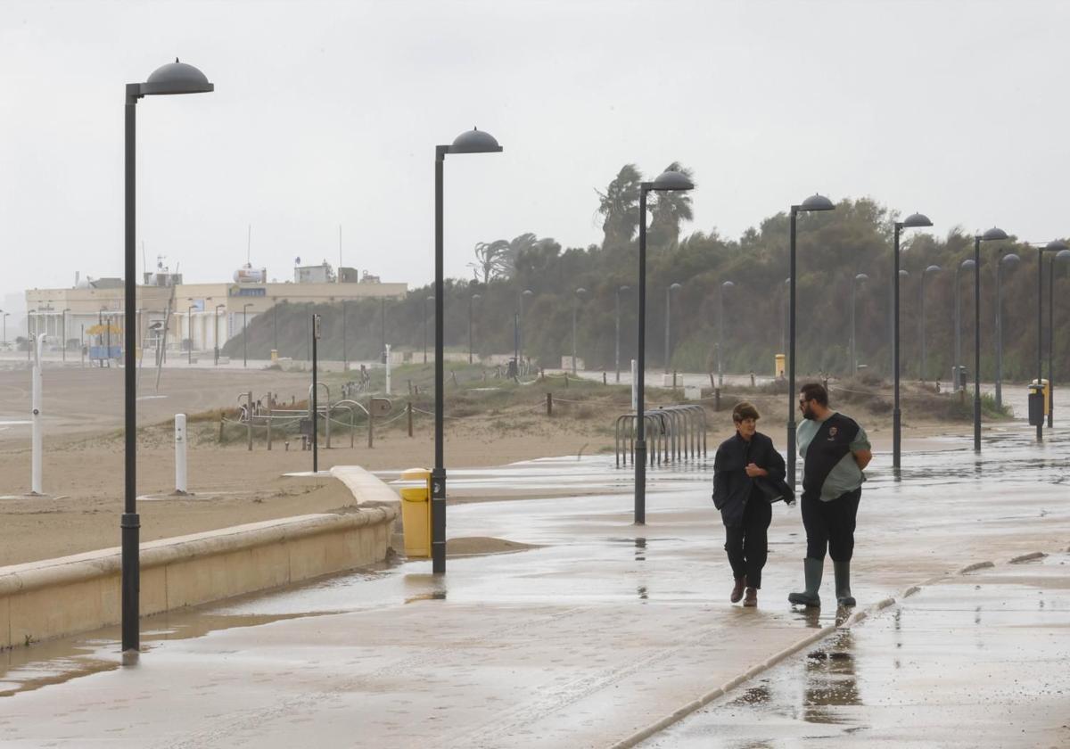 Aemet anuncia lluvias en toda la Comunitat este martes y miércoles y la llegada de una borrasca atlántica esta semana