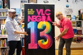 Santiago Álvarez y Jordi Llobregat, responsables de VLC Negra.