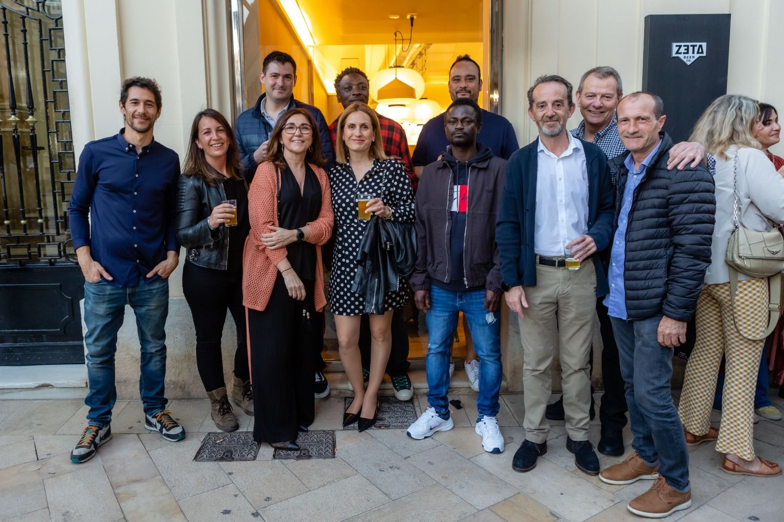 El Equipo Bierwinkel en la inauguración de Zeta Bar.