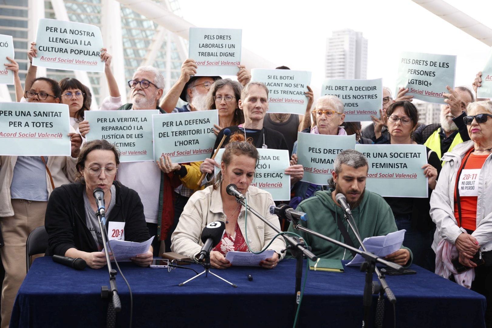 Protesta masiva contra Mazón y la gestión de la dana