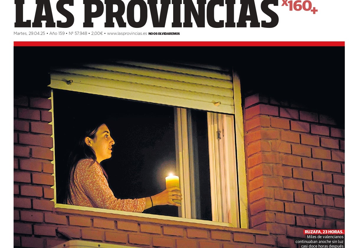 28-A en LAS PROVINCIAS. Cinco segundos, 80 noticias y mucho corazón: el milagro de San Vicente