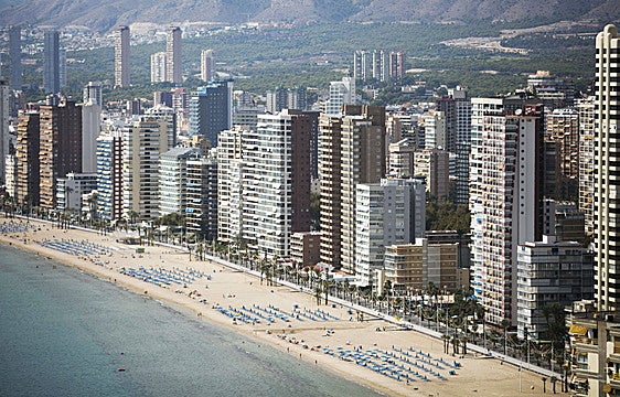 Benidorm, uno de los destinos preferidos estos días.