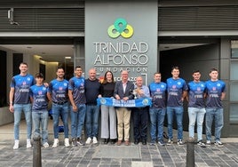 Visita del CV Benidorm a la sede de la Fundación Trinidad Alfonso.