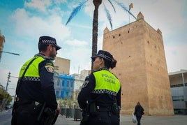 Policías locales en Torrent.