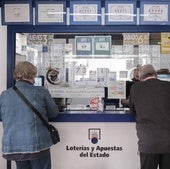 Una administración de lotería en una imagen de archivo.