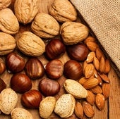 Los frutos secos tienen un alto poder antioxidante que reduce la inflamación.
