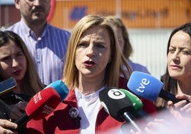 Bernabé, en una comparecencia ante los medios.