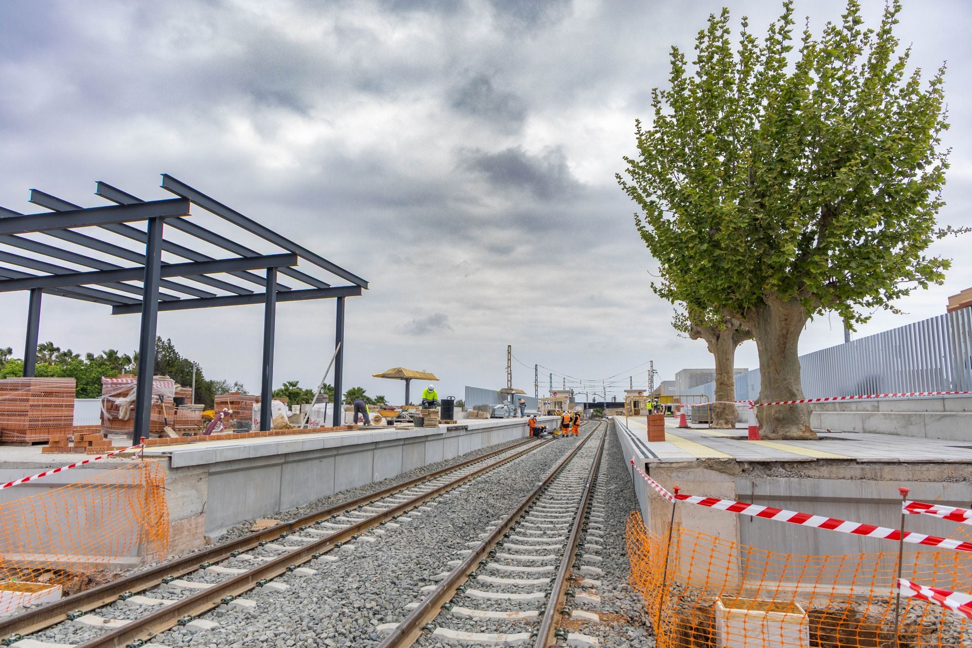 Avanza la construcción de la estación de metro de Paiporta