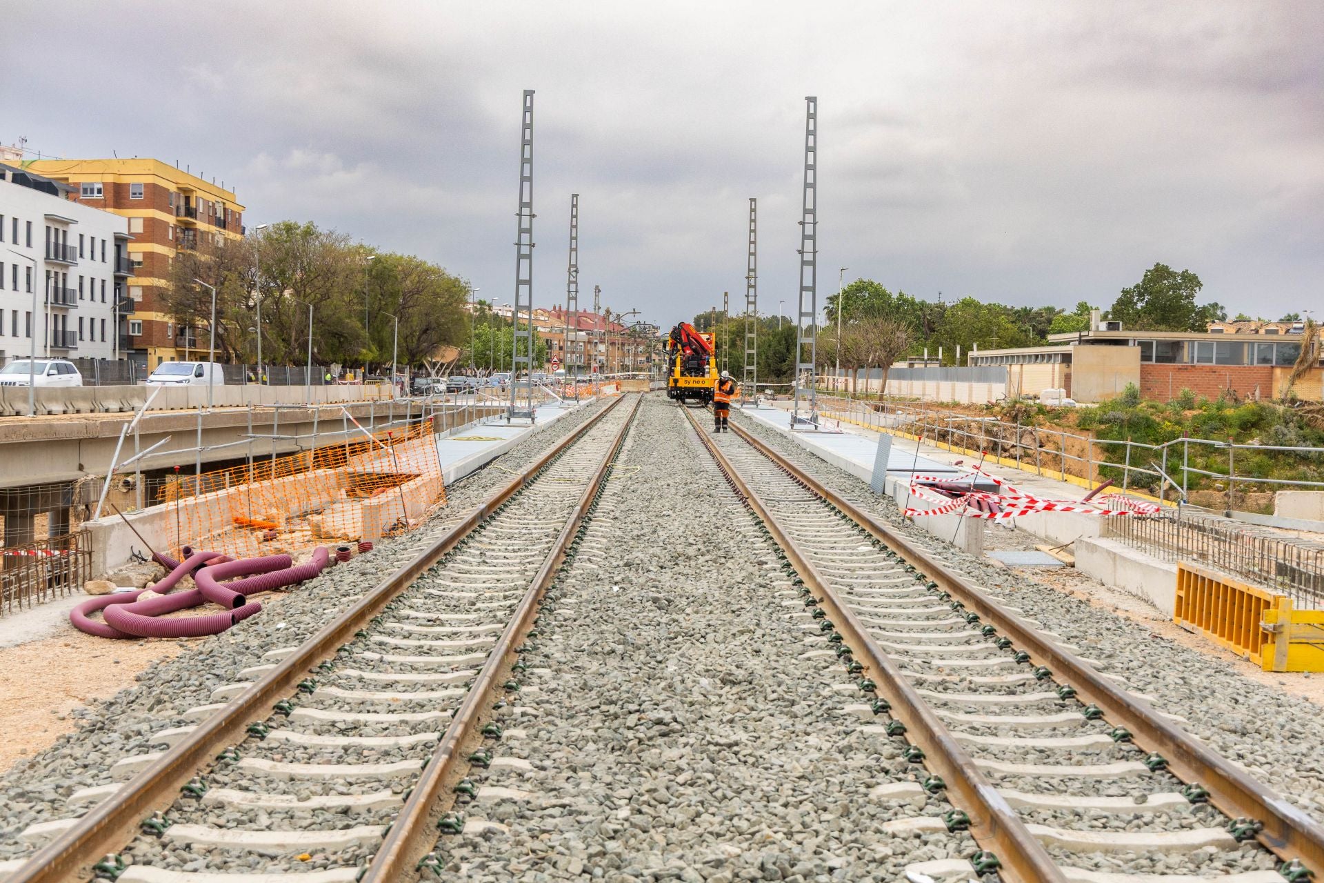 Avanza la construcción de la estación de metro de Paiporta