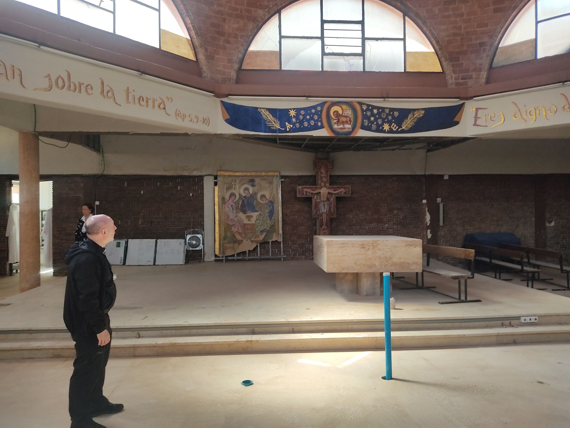 La iglesia que perdió su Virgen pero no la esperanza