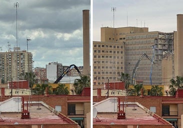 Dos vistas desde un balcón de la calle del Padre Ferris: sin Fe y con Fe.