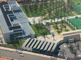 Maqueta del proyecto en el instituto.