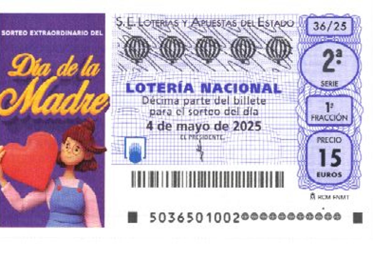 Todos los premios del Sorteo Extraordinario del Día de la Madre de la Lotería Nacional y hasta cuándo se pueden comprar los décimos