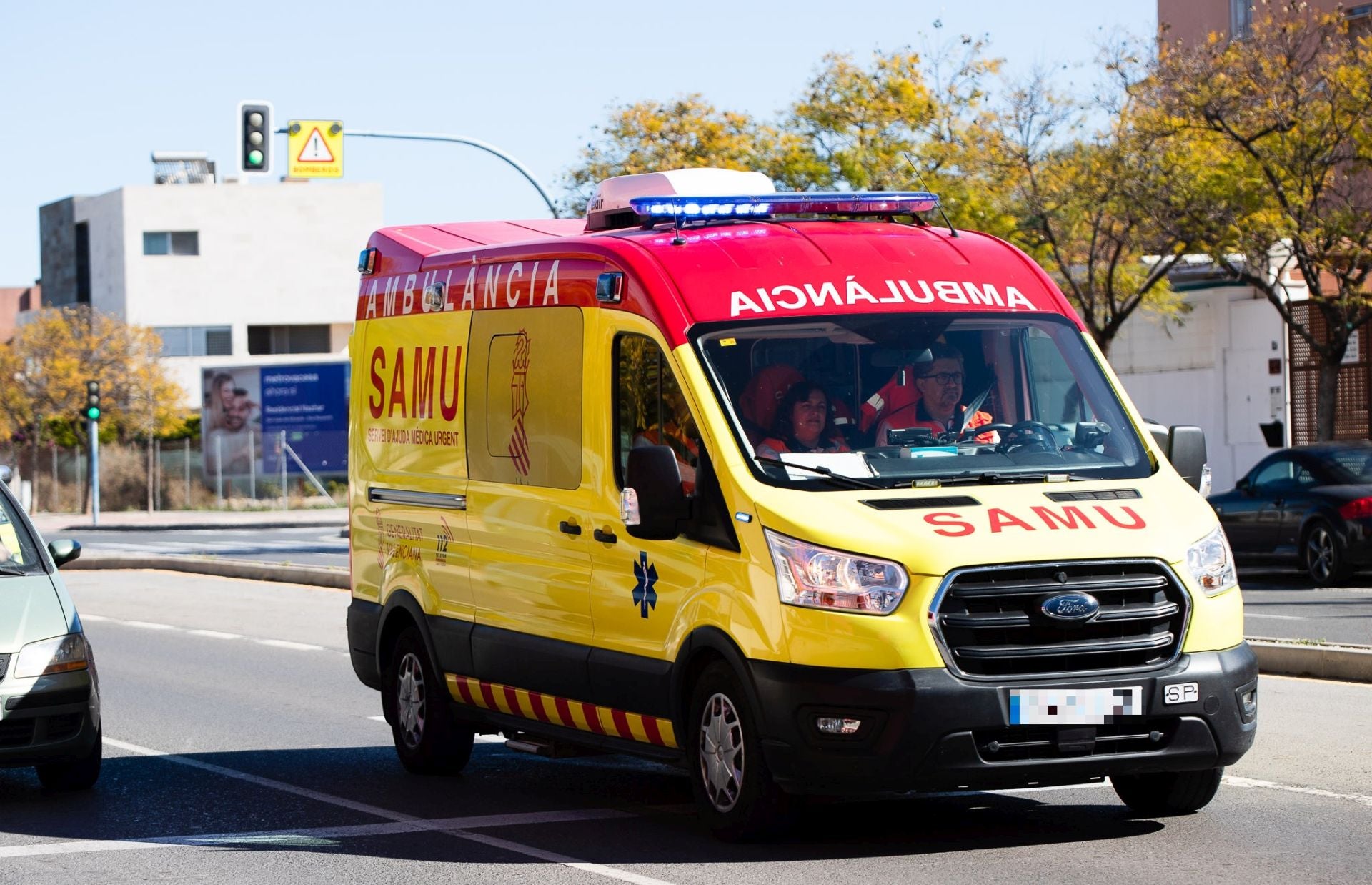 Heridas dos personas en Benicarló un accidente de tráfico en la N-340