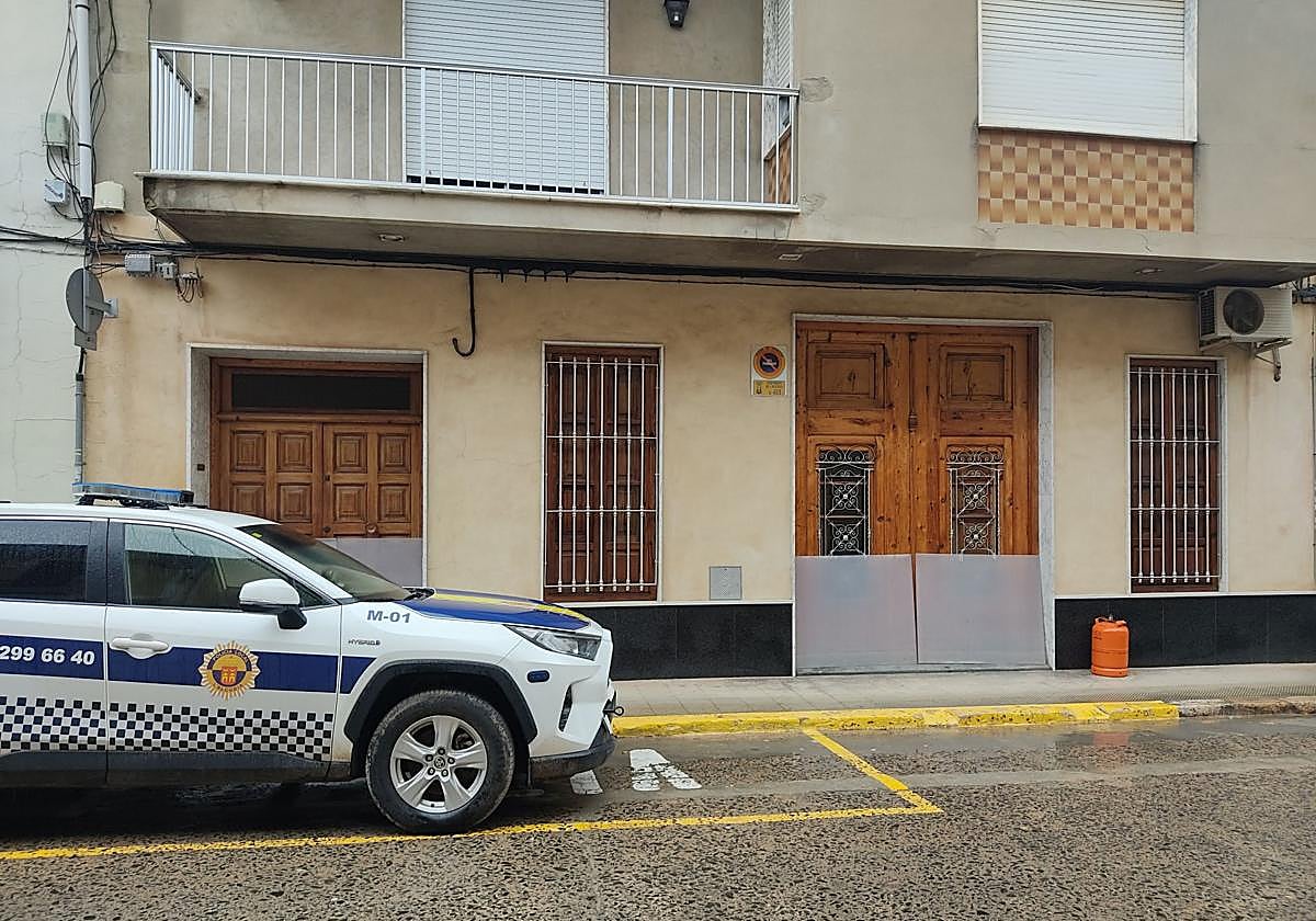 Calle de l'Alcúdia durante un periodo de lluvias.