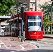 Tranvía en Valencia.