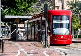 Tranvía en Valencia.