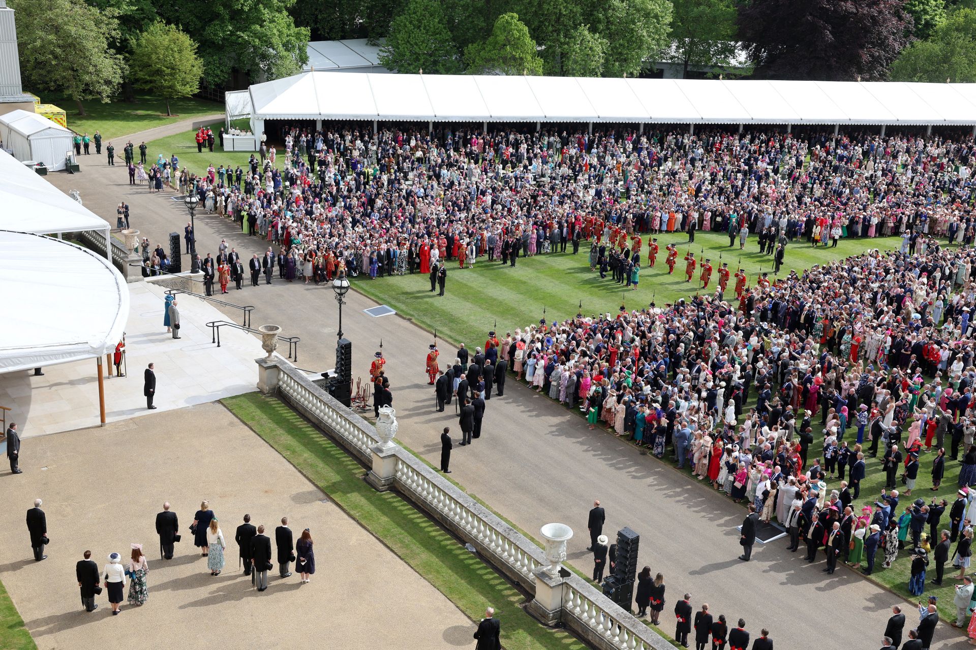 La gran fiesta de la temporada de Carlos III y Camila en el Palacio de Buckingham