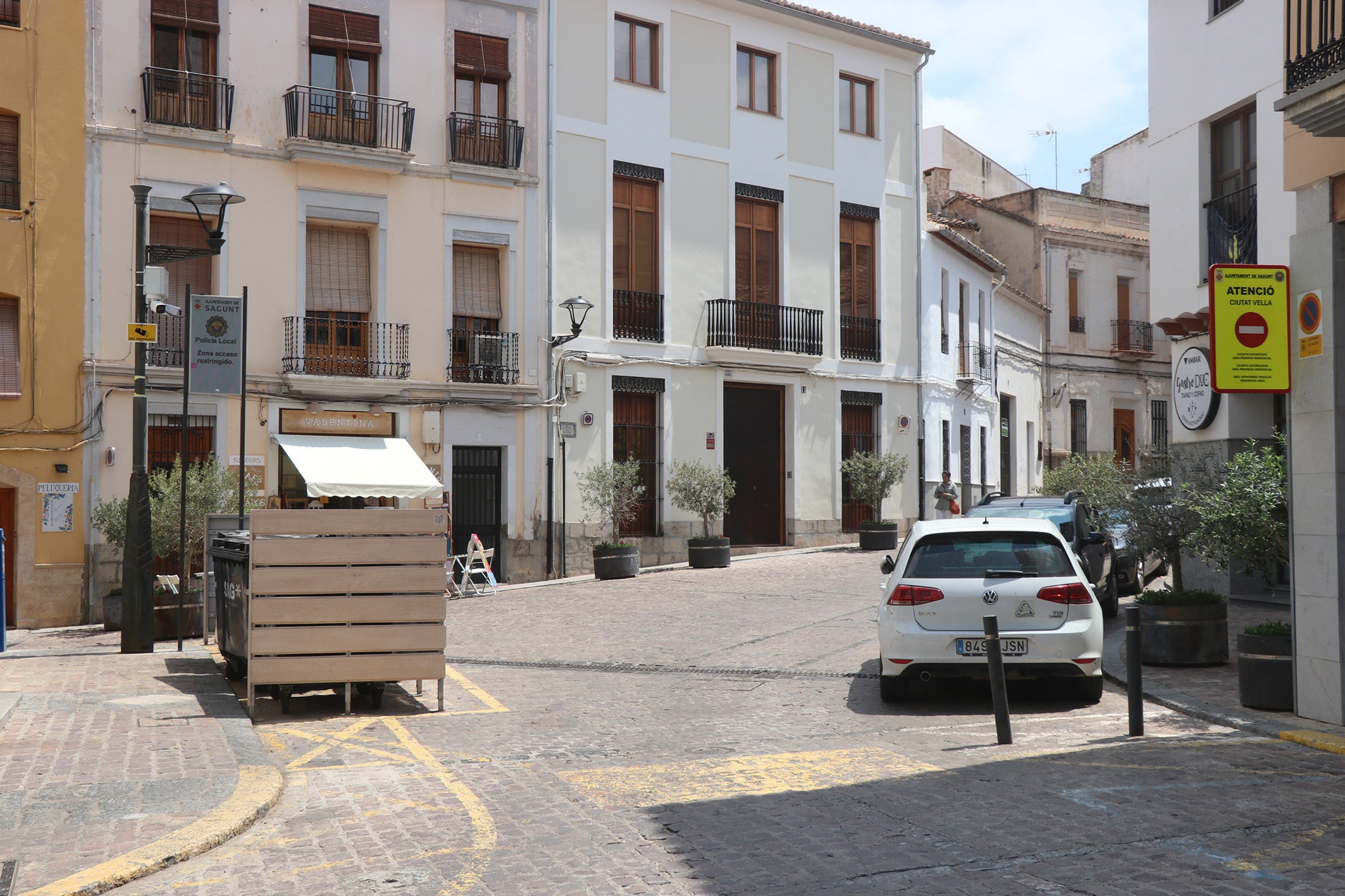 Sagunto activará este viernes el sistema de control de acceso a Ciutat Vella