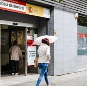 Una oficinna del SEPE en una imagen de archivo.