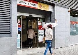 Una oficinna del SEPE en una imagen de archivo.